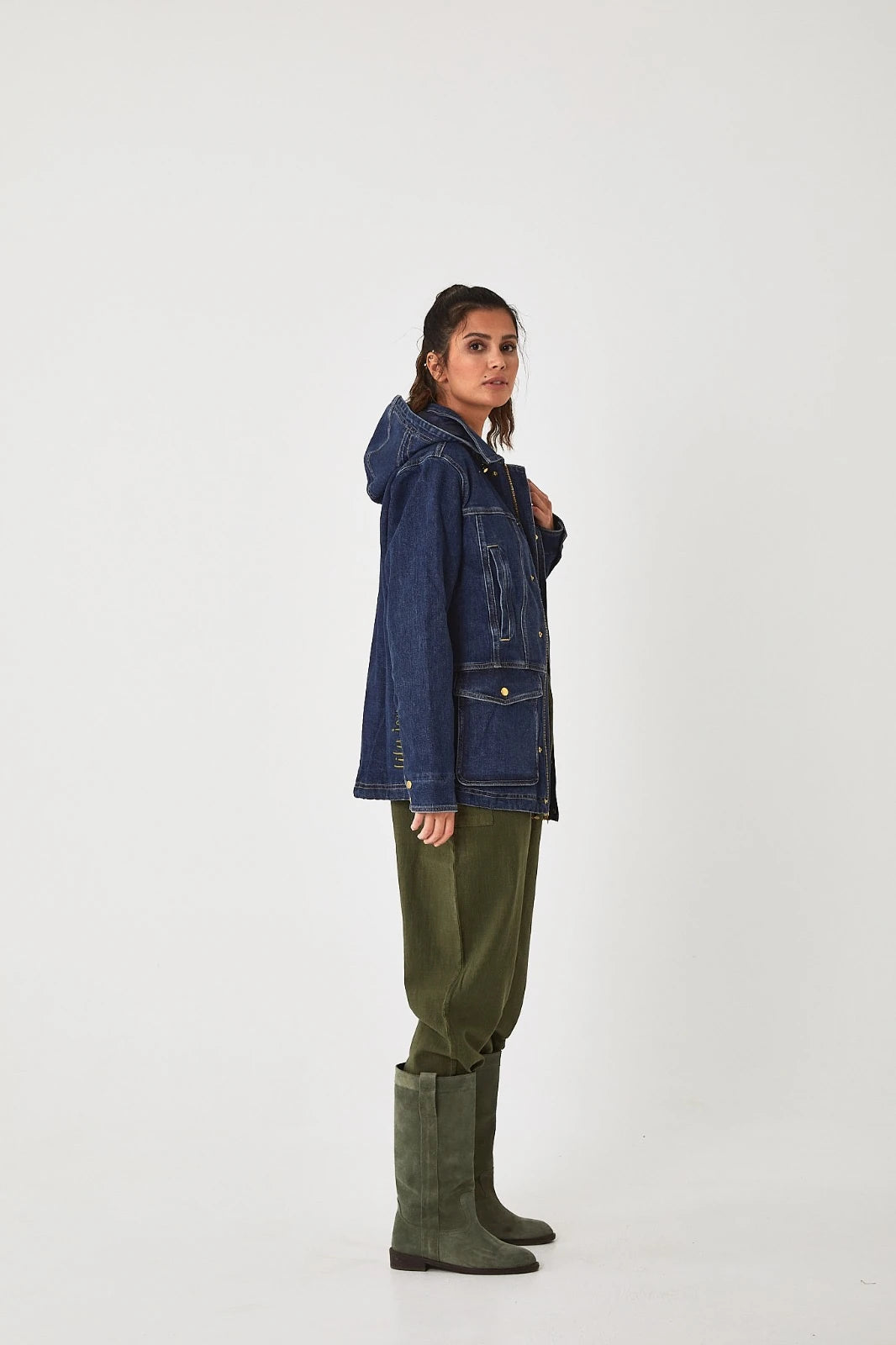 tinytrek x Lily Joy Heritage Denim Ceket - görsel 7