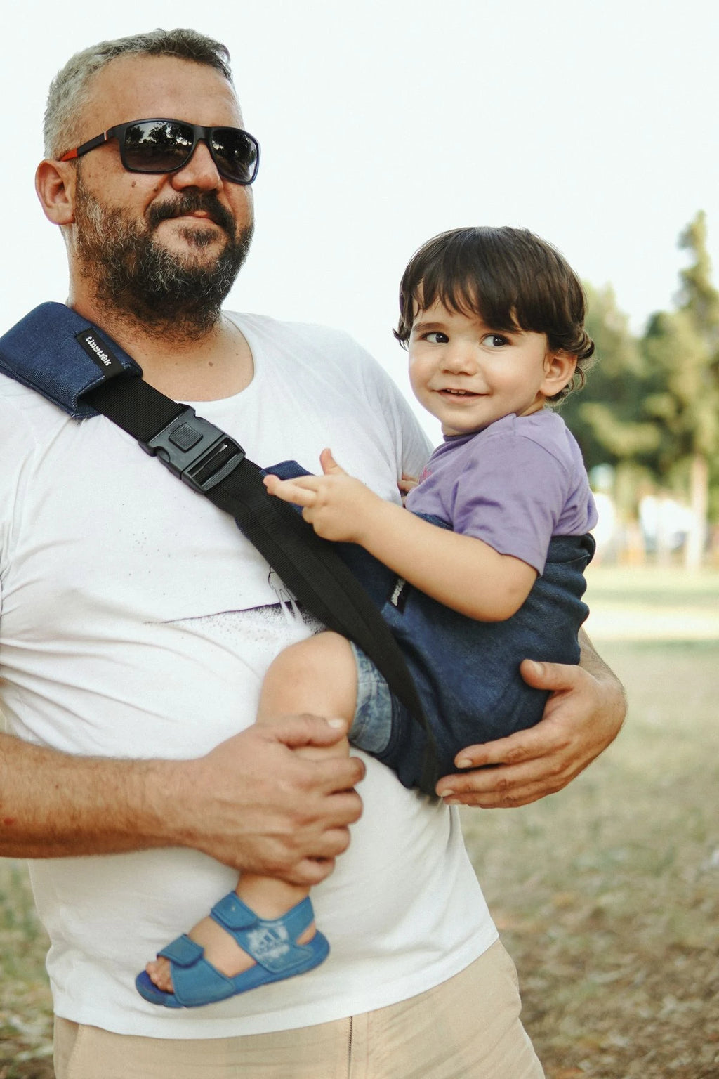 Fıstık Yeşili tinytrek yan sling çocuk taşıyıcı - görsel 5