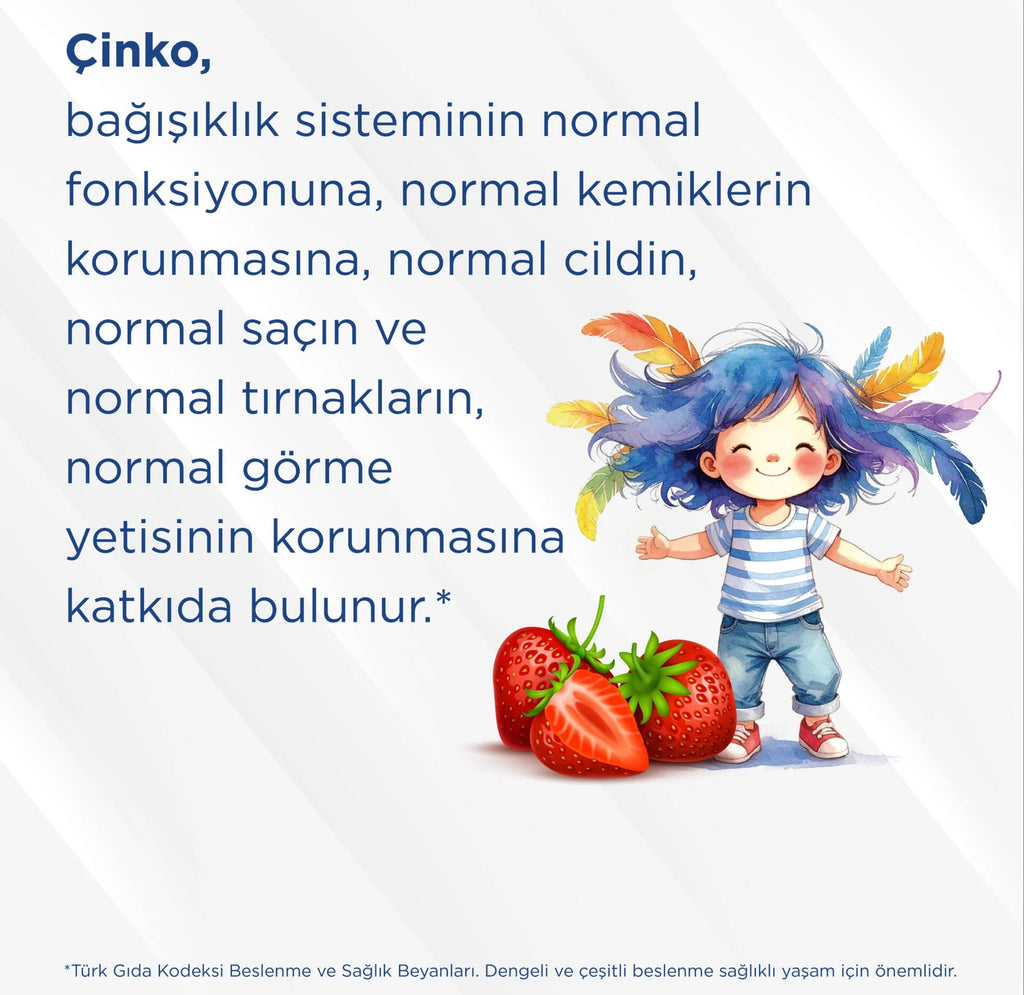 Vitafenix - Çocuklar İçin Çinko İçeren Sıvı Takviye Edici Gıda 150ml Cam Şişe (30 porsiyon) - görsel 3