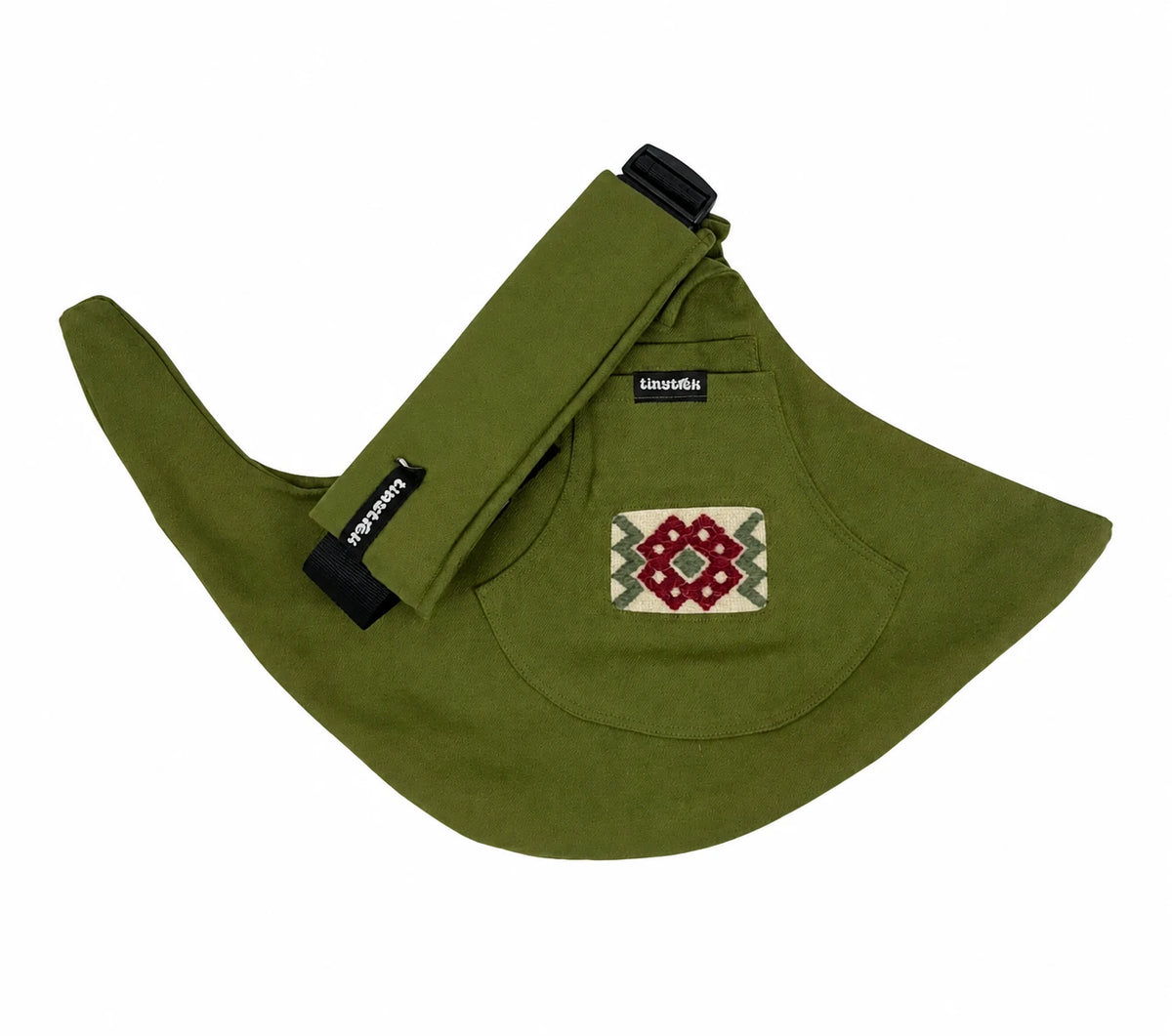 Haki Helvacı Kilim tinytrek yan sling çocuk taşıyıcı