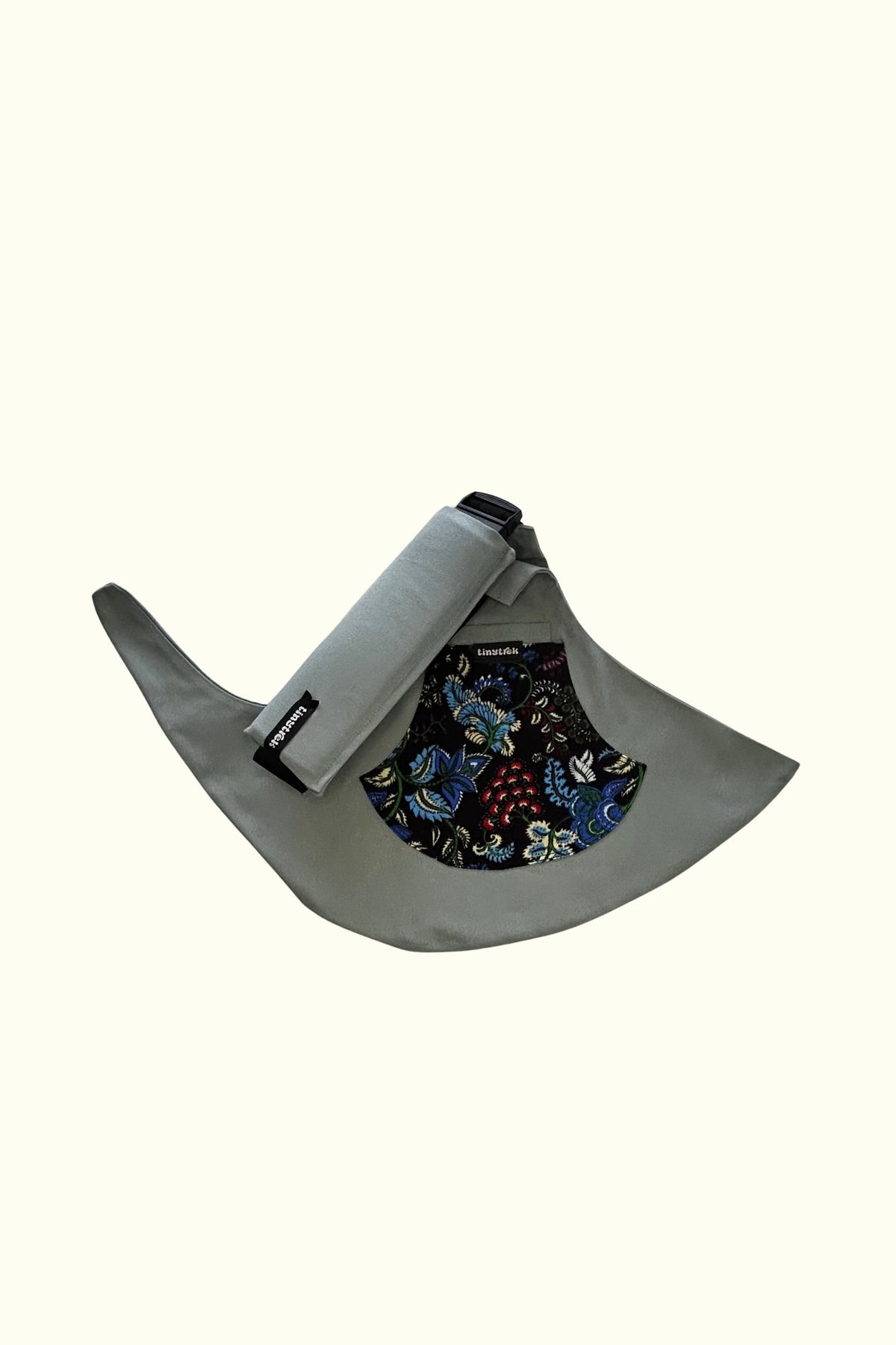 Pazen Mavi Çiçek Su Yeşili tinytrek yan sling çocuk taşıyıcı