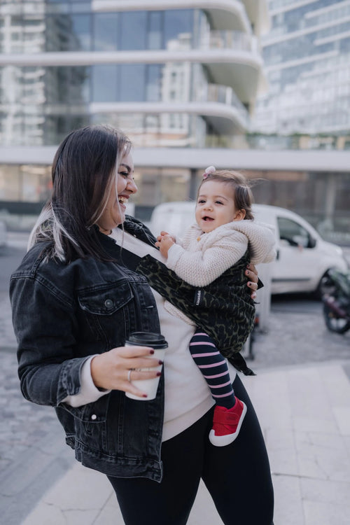 Haki Leopar tinytrek yan sling çocuk taşıyıcı - görsel 2