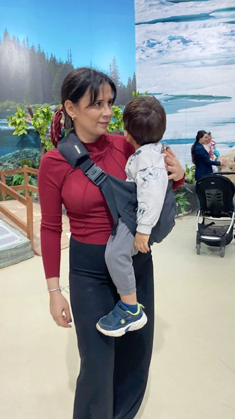 Antrasit tinytrek yan sling çocuk taşıyıcı - görsel 4