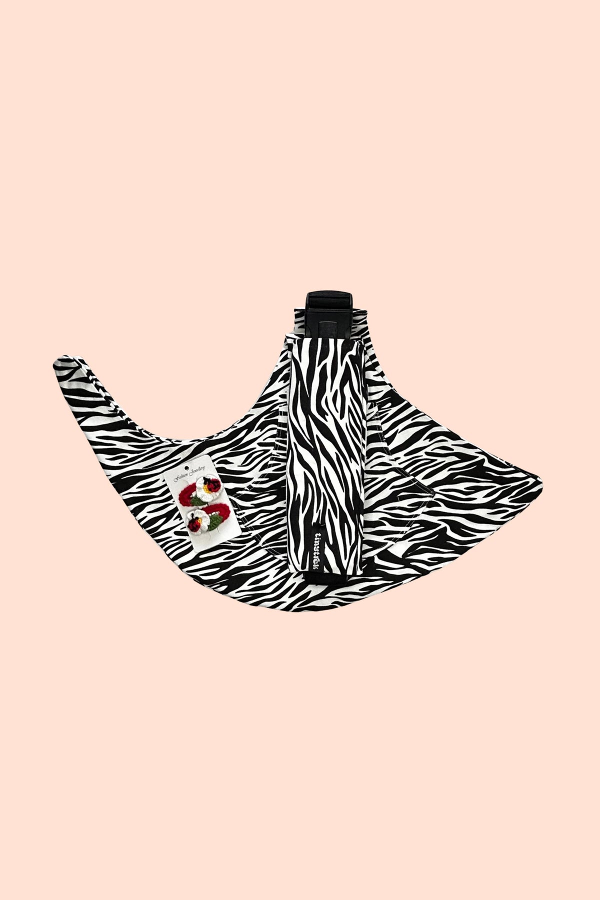 Zebra Desen tinytrek yan sling çocuk taşıyıcı - görsel 3