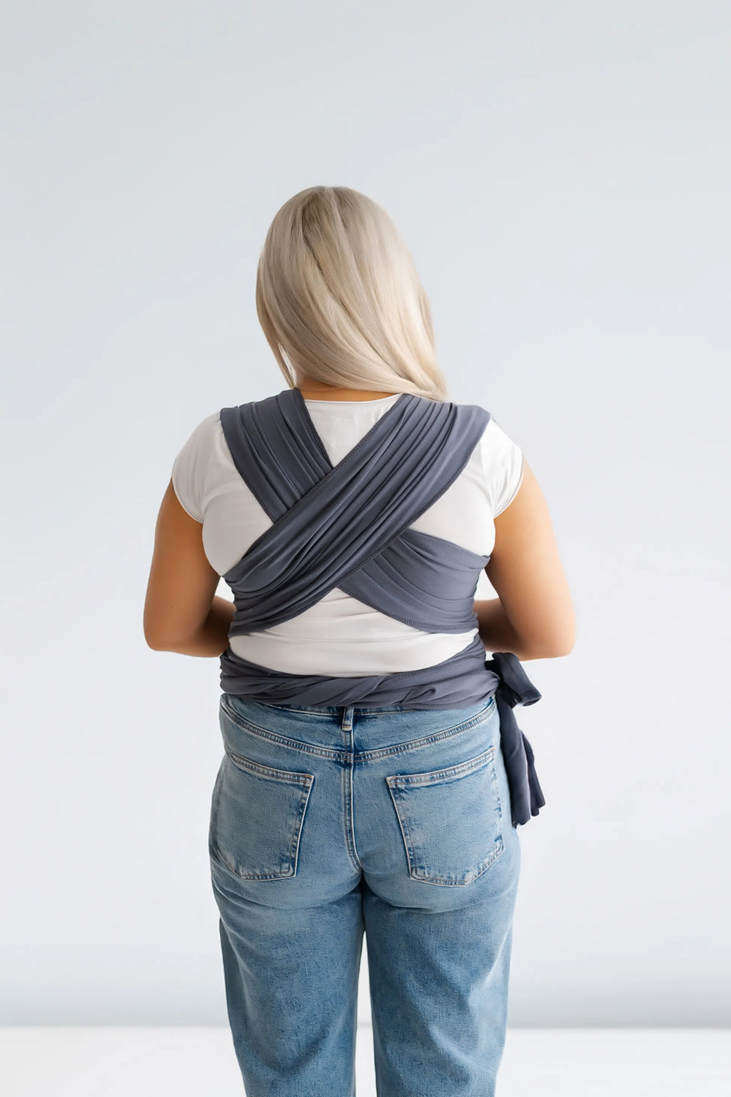 tinytrek Pamuklu Esnek Wrap Sling- Bebek Taşıma Şalı-Bebeklere Uygun Premium Kumaş - görsel 6