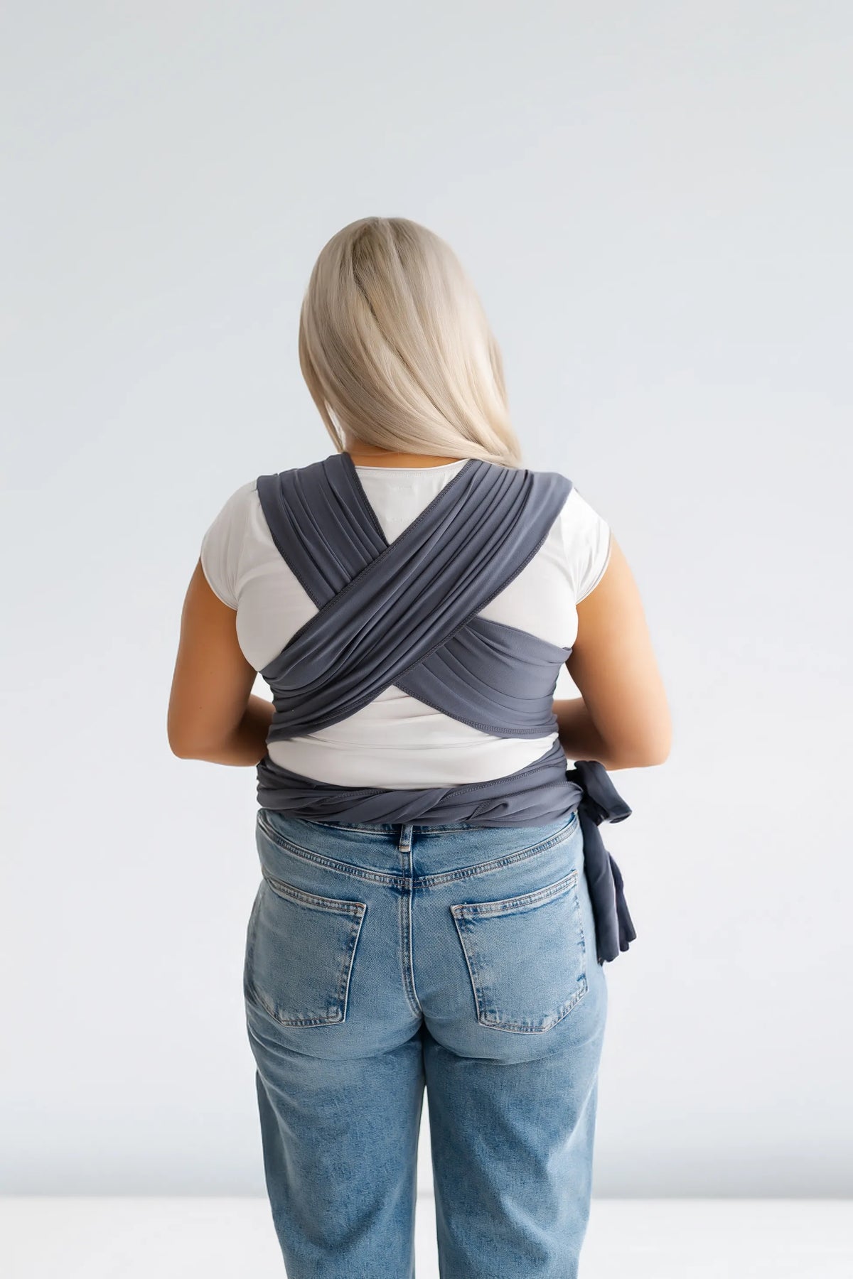 tinytrek Pamuklu Esnek Wrap Sling- Bebek Taşıma Şalı-Bebeklere Uygun Premium Kumaş - görsel 6