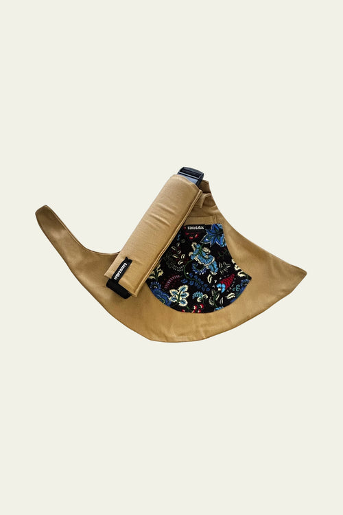 Hardal Pazen Mavi Çiçek tinytrek yan sling çocuk taşıyıcı