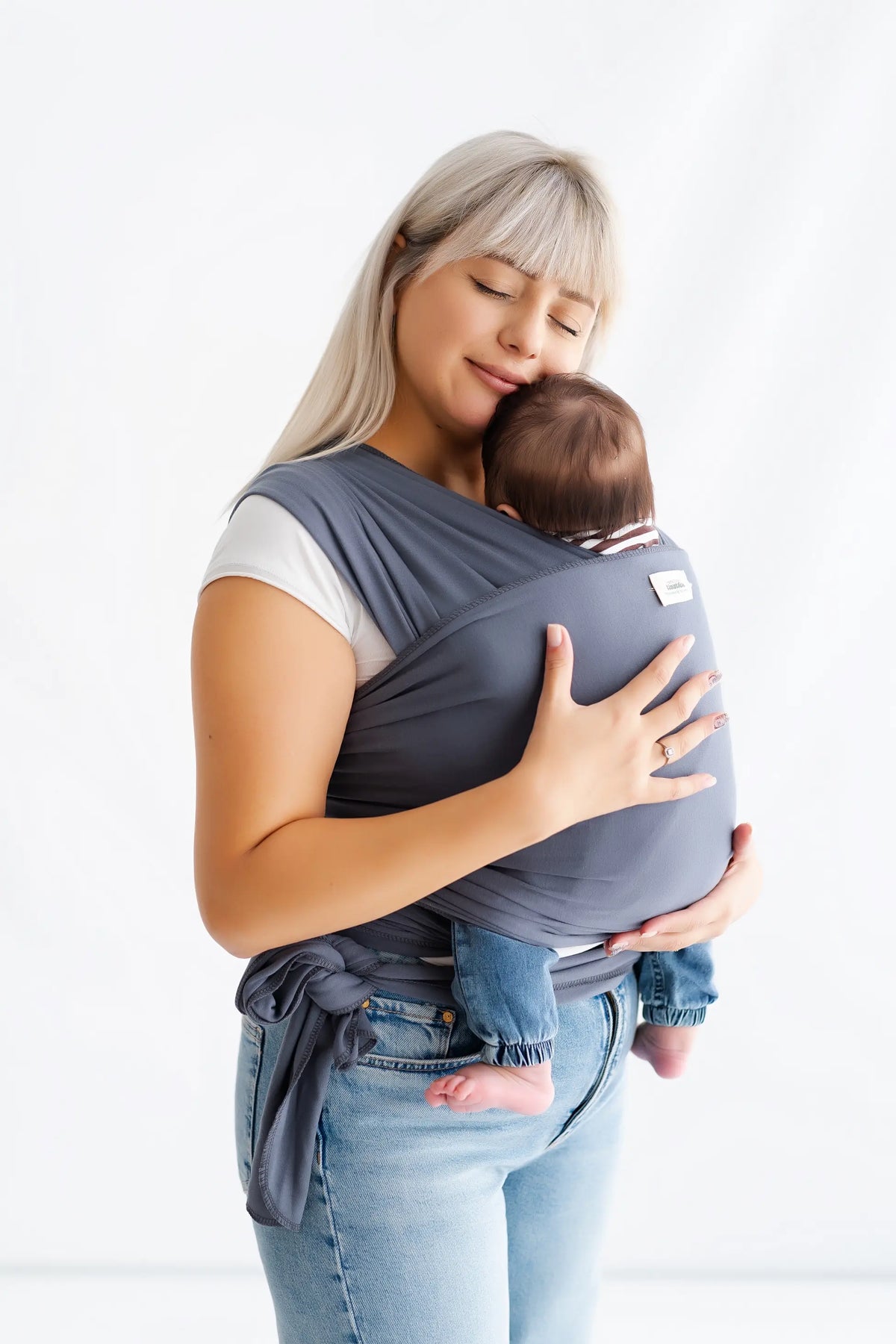 tinytrek Pamuklu Esnek Wrap Sling- Bebek Taşıma Şalı-Bebeklere Uygun Premium Kumaş
