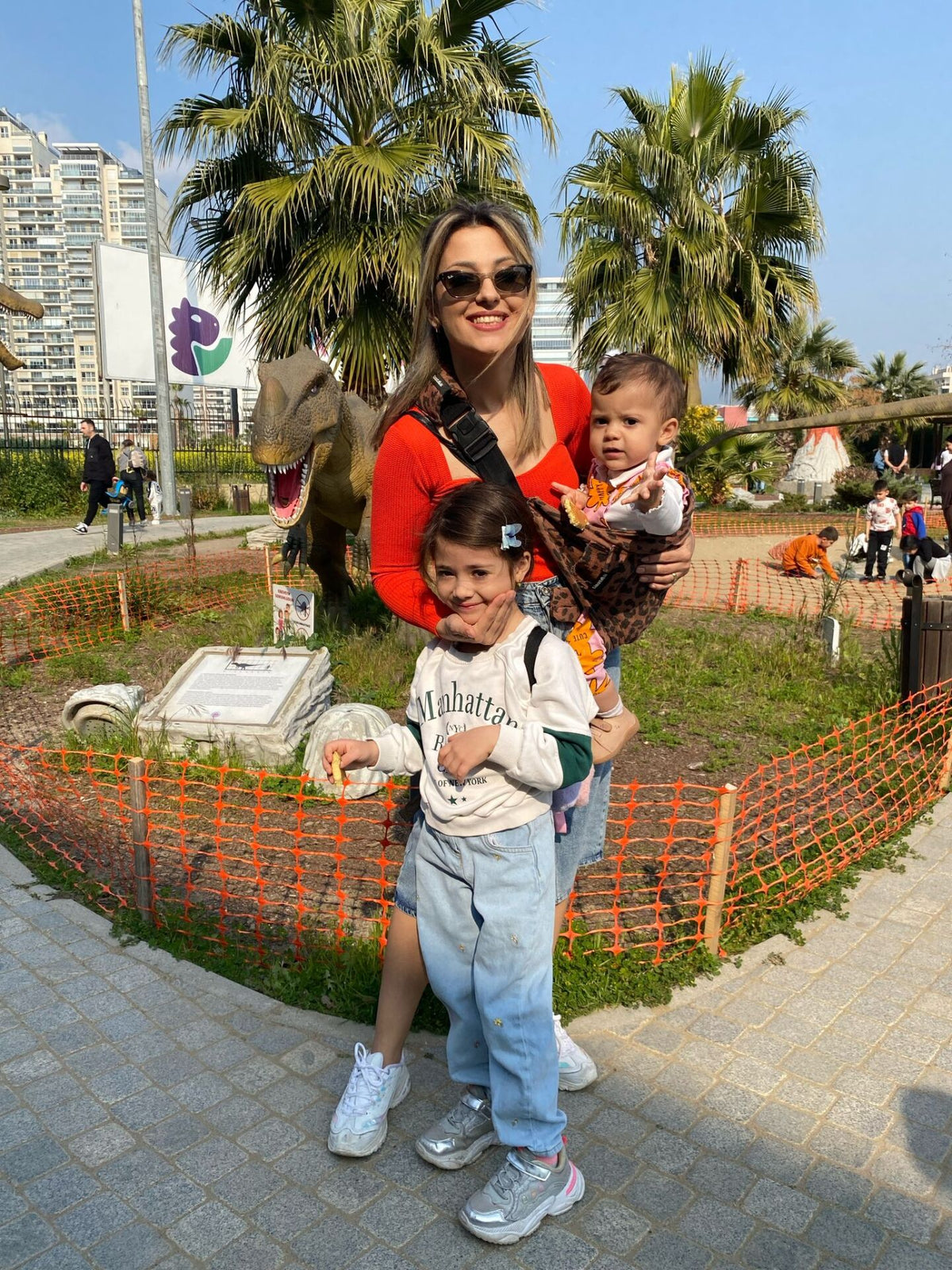 Kiremit Leopar tinytrek yan sling çocuk taşıyıcı - görsel 2
