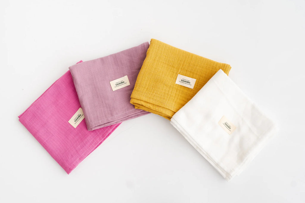 tinytrek %100 Pamuk Tek Katlı Yenidoğan- Bebek - Çocuk Müslin Battaniye (65*85) - görsel 21
